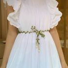 Bohemian Ethnic Style Waist Belt Leaf Dress Decoration  Dress Decoration