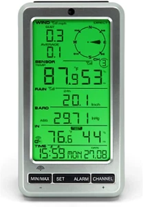 WS-12 Wireless Weather Station W/Ambient Color Changing Display - Picture 1 of 12