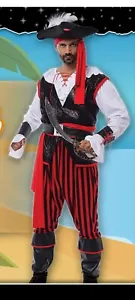 SIZE: LARGE ADULT PIRATE HALLOWEEN COSTUME: SPOOKTACULAR CREATIONS  - Picture 1 of 11