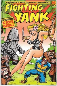 Fighting Yank #3 FN+ 2002 HTF AC Comics Coile Kirby GGA Tribute Cave Girl Powel - Picture 1 of 2