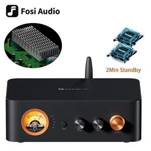 Fosi Audio MC351 2.1 Kanal Vollverstärker VU Meter mit DAC TPA3255 Chips BT5.0 - Bild 1 von 10