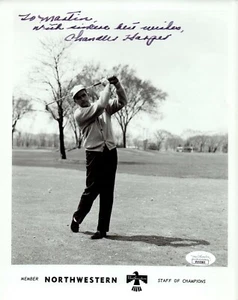 Chandler Harper Golfer signiertes 8x10 Foto mit JSA COA - Bild 1 von 2