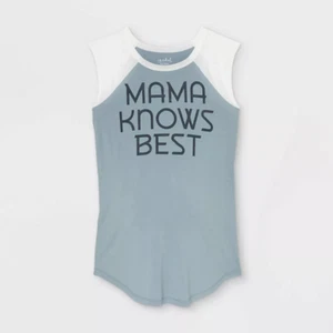 Isabel Maternity by Ingrid & Isabel Baseball Tee Blue- X Large - Picture 1 of 1
