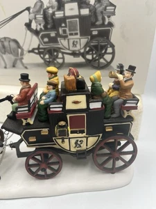 Vintage Dept 56 Dickens Village Accessory Holiday Coach 55611Retired 1991 - Bild 1 von 24