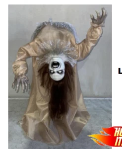WAIT 4 IT! HALLOWEEN 2025 PROP CREEPY BENDING BACKWARDS ANIMATED GHOUL PRE SALE - Picture 1 of 2