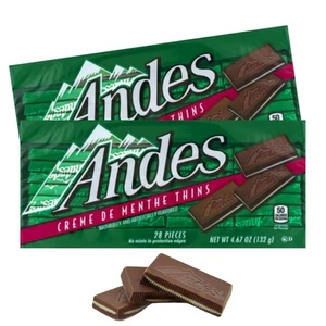 Andes Creme De Menthe Thins Chocolate Candies  Lot of 2 - Picture 1 of 4