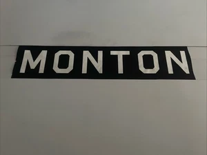MONTON - Swinton 26.8 1980s Manchester Bus Blind 29” Gift - Picture 1 of 12