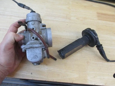 Carburador carburador Suzuki RS250 RS 250 MIKUNI con acelerador y cable OEM limpio 1980 Foto 1 de 4