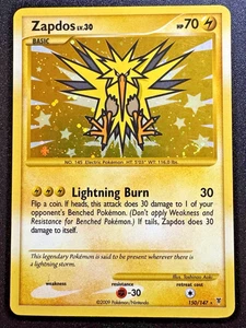 Tarjeta Pokémon Zapdos 150/147 Platinum Supreme Victors Holo Foil Secret Rara LP - Imagen 1 de 13
