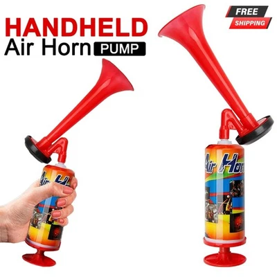 Air Horn Pump Loud Events Football Festival Action Fog Hand Held Never Runs Out - image 1 of 3