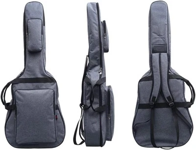 'Jumbo Guitar Gig Bag Thickening and Waterproof 42'' 43'' Acoustic Grey  - Image 1 of 4
