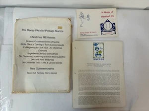 The Disney World Of Postage Stamps 1983 Christmas, Vintage Album Sheets - Picture 1 of 11
