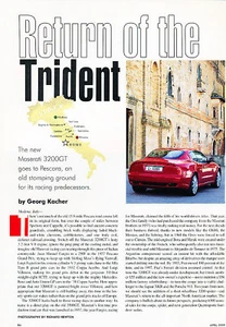 1999 Maserati 3200GT Vintage Classic Article P86 - Picture 1 of 1