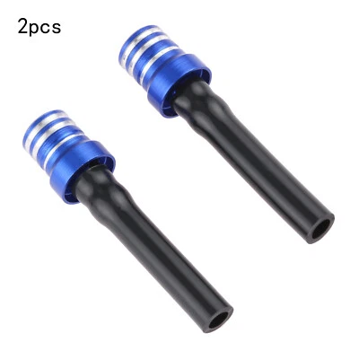 2x Tubo de manguera de ventilación de válvula de tanque de combustible de gasolina CNC azul para Honda Foto 1 de 4