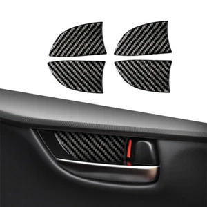 4x Carbon Fiber Car Door Handle Bowl Trim Cover For LEXUS NX200T NX300h 2015-18 - Picture 1 of 7