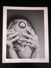 EMEK Cyberman Mini Print TOOL Poster 10,000 Days Signed Numbered /500 Doodled