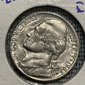 1983 Nickel Die Cap Error And Filled In Mint Mark - Picture 1 of 3