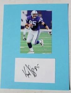 Ken Dilger Indy Colts Fußball handsigniert handsigniert 3x5 Karten Foto Set --- - Bild 1 von 1