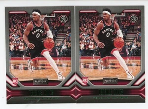 2 CARD LOT 2019-20 Chronicles TERENCE DAVIS PLAYBOOK GREEN RC - Picture 1 of 1