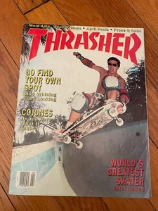 THRASHER SKATEBOARD MAGAZINE April 1988 Steve Alba Colin Mckay 4/88 apr - Picture 1 of 3