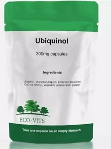 Ubiquinol 300MG Kapseln - Herzgesundheit & Energieschub ECOVITS - Bild 1 von 2