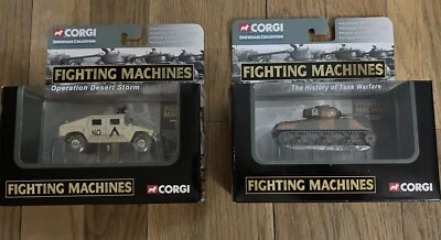 Corgi Fighting Machines  M4 Sherman HMM-V Utility Showcase Collection NIB Lot 3 - Image 1 of 4
