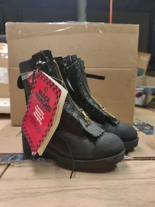 Neu mit Etikett Black Diamond NFPA Kaufman Feuerwehr Sicherheitsstiefel 270-0971 Herren Größe 4 XWide - Bild 1 von 14