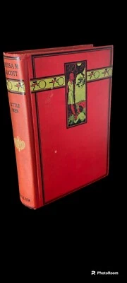 Antique 1913 LOUISA MAY ALCOTT Book. little men Foto 1 de 4