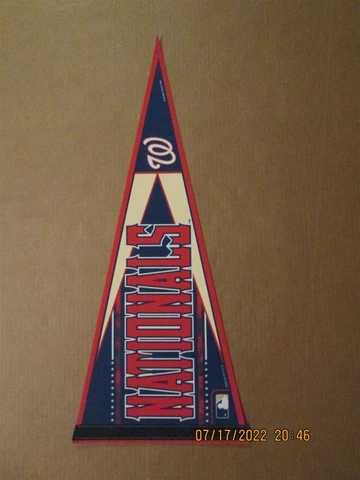 MLB Washington Nationals Vintage Circa 2009 Team Logo Baseball Pennant Cover