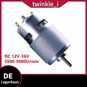 Motor 12V-36V 3500-9000rpm 775 DC Rodamiento de bolas grande par alta potencia - Imagen 1 de 8