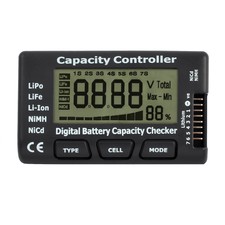 Digital Battery Capacity Tester Checker Controller LCD for NIMH LiPo LiFe Li-Ion