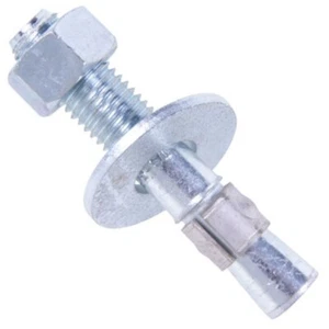 Wedge Anchor Expansion 3/4″ x 4 3/4" Hex Washer Head Brick Concrete 10 PCS - Picture 1 of 1