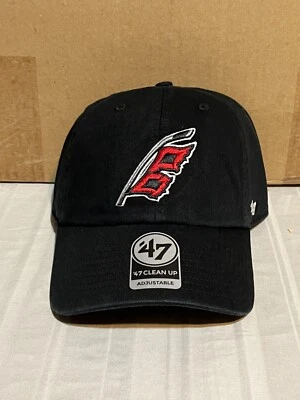Carolina Hurricanes NHL '47 Brand Clean Up Black Adjustable Hat - Image 1 of 4