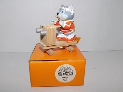 Juguete con cremallera para gato The Get Along Gang American Greetings 1984 juguete rodante 4" Foto 1 de 4