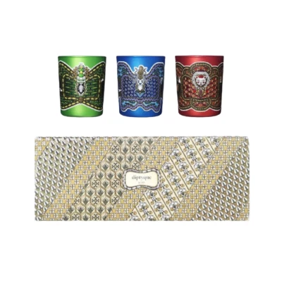 DIPTYQUE HOLIDAY SET DE 3 VELAS X 190g CADA SAPIN ÁMBAR ALMENDRA FRANCIA SELLADO Foto 1 de 4