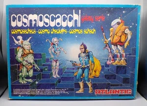 vintage 1970s Atlantic Galaxy COSMOSCACCHI Humbot SKY MAN Dynatlon w/ BOX Italy - Picture 1 of 24