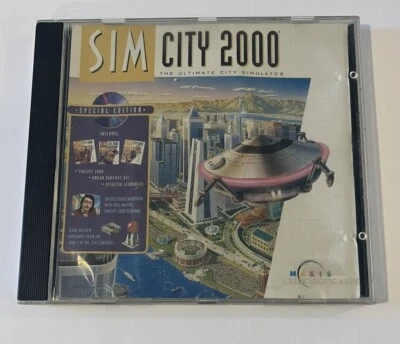 No CD Key - Me Sim City 2000 (1996) Vintage PC CD ROM - Free Aus Post! - Image 1 of 3