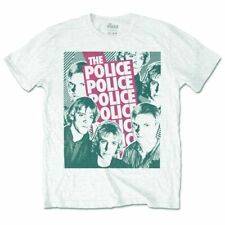 The Police HalfTone Faces T-Shirt NEW OFFICIAL