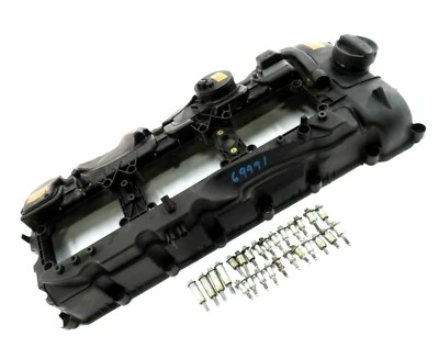 TAMPA DA VÁLVULA DO MOTOR 2010-2019 BMW 335i 435i 535i 740i X1 X3 X4 X5 X6 - 3.0L N55 - Imagem 1 de 4