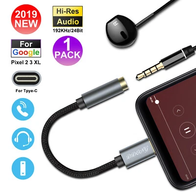 USB C to 3.5mm Headphone Jack Adapter - Connector Aux Adapter Audio cable - Image 1 of 4