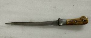 Antique Dagger Barasingha Hilt Rare Old Collectible 12'