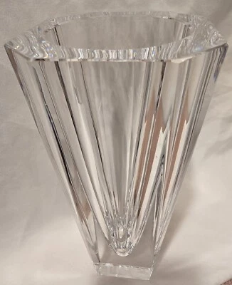 ORREFORS Odyssey by Lars Hellsten Crystal Clear Vase - Image 1 of 4