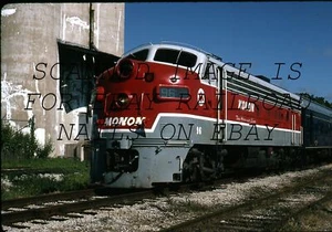 Aug 1985 Monon Fair Train #96 Carmel Indiana Railroad ORIGINAL KODACHROME SLIDE - Picture 1 of 1