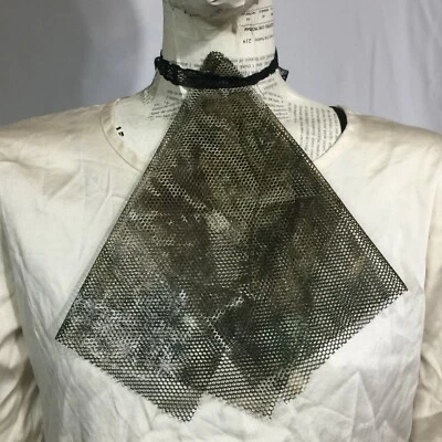 Corbata transparente Jabot camuflaje cuello corbata Geechlark 317 Foto 1 de 4