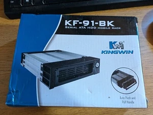 Disque dur mobile série ATA KINGWIN KF-91-BK (noir) rack - Neuf - Photo 1/2