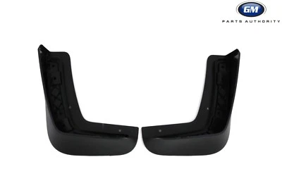 2018-2023 Chevrolet Traverse Molded Front Splash Guards 84159804 Black OEM GM - Image 1 of 4