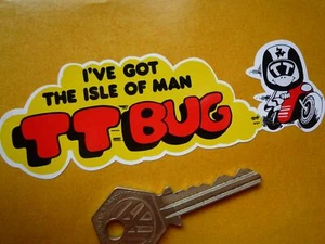 I've Got The Isle Of Man TT Bug 1970's Style TT Races External Bike Sticker 5" - Picture 1 of 1