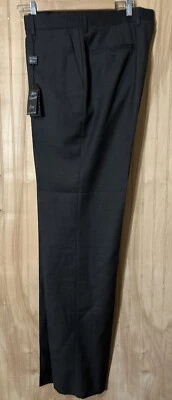 Linea Naturale Luxe Men's Size 36 Brown Black Dress Pants Slacks Un-Hemmed NWT - Image 1 of 4