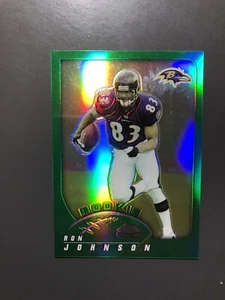 Ron Johnson 2002 Topps Chrome Refractor RC #229 Baltimore Ravens Rookie PWE READ - Bild 1 von 3