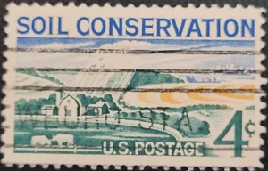 SCOTT 1133- 1959 "Soil Conservation" 4 CENT Stamp Used - Picture 1 of 2